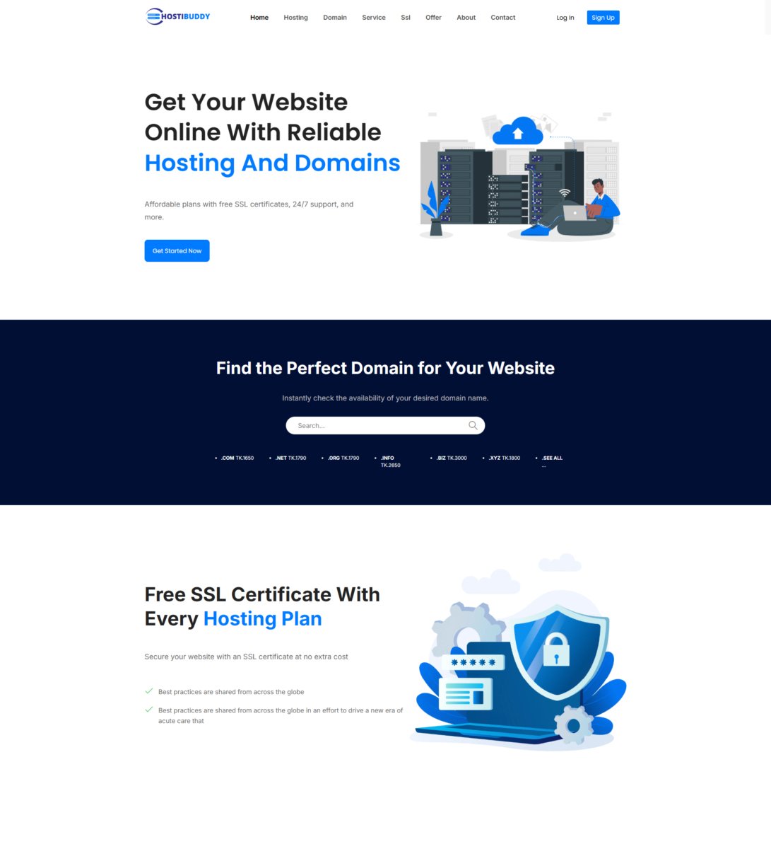 Webhost Website